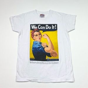 Women’s VTG 90’s Rosie the Riveter Short Sleeve T-Shirt Size Small